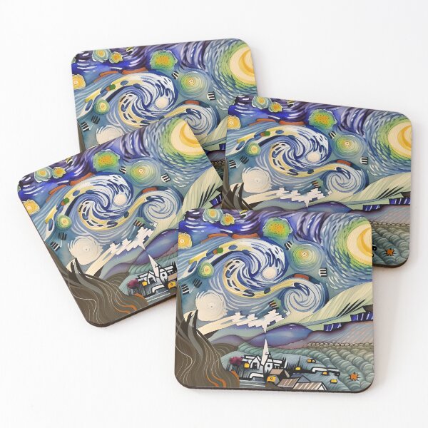 Item preview, Starry Village Nocturne designed and sold by LustigFox.