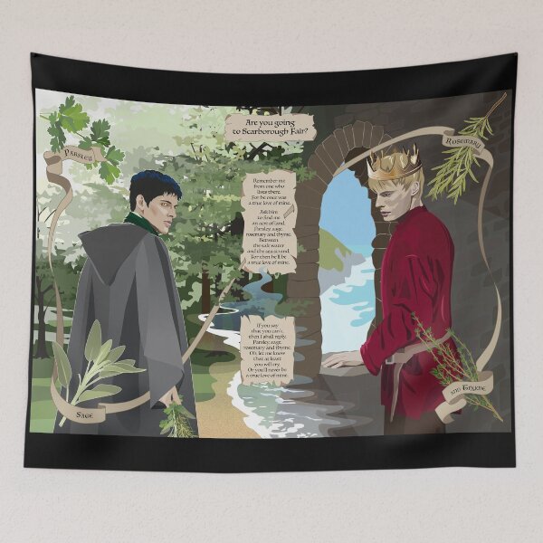 Item preview, Merlin and Arthur: Scarborough Fair designed and sold by kobyakov.