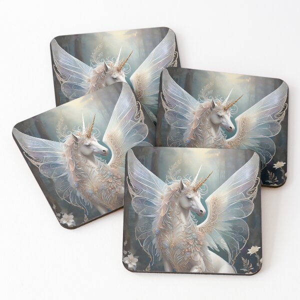 Item preview, Unicorn in a Magical Forest designed and sold by KeshaEls.