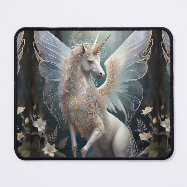 Item preview, Unicorn in a Magical Forest designed and sold by KeshaEls.
