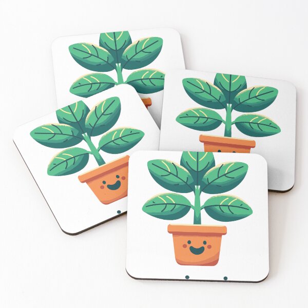 Item preview, Smiling Houseplant - Growing Joy designed and sold by LongIslandDesgn.