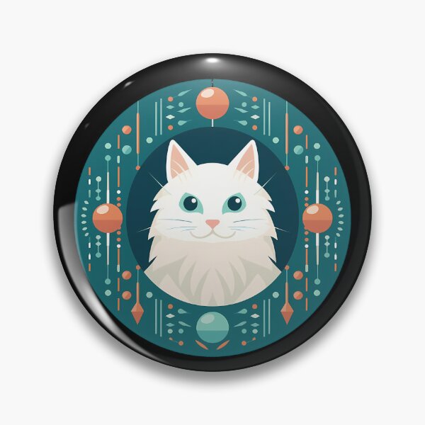 Item preview, Turkish Angora Cat Xmas Ornament, Love Cats designed and sold by Logiamerch.