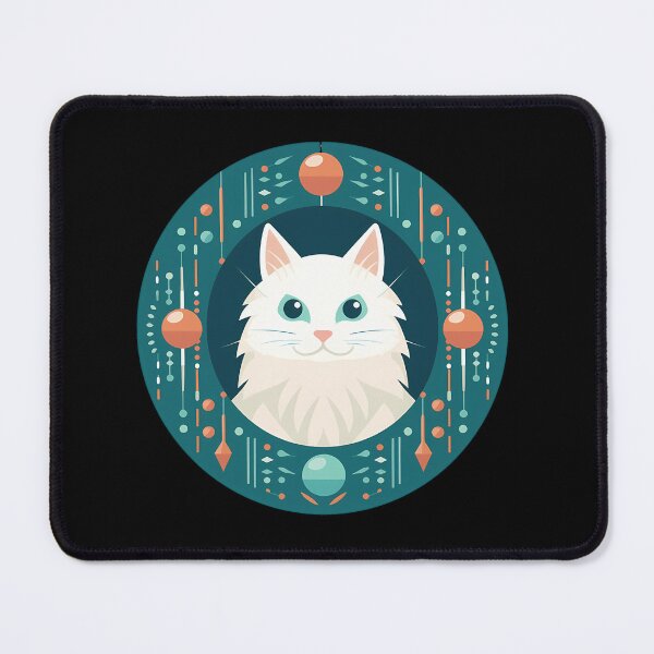Item preview, Turkish Angora Cat Xmas Ornament, Love Cats designed and sold by Logiamerch.