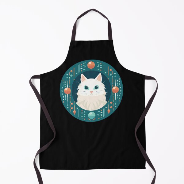 Item preview, Turkish Angora Cat Xmas Ornament, Love Cats designed and sold by Logiamerch.