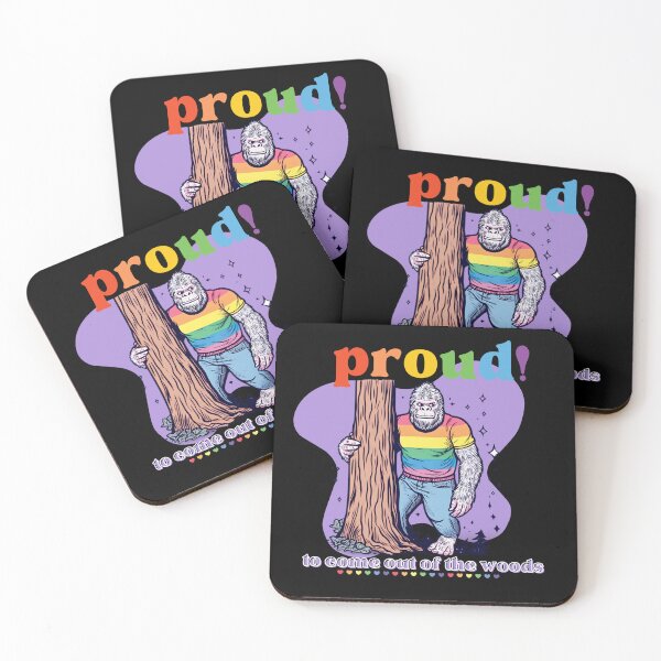 Item preview, Bigfoot showing that he is proud to come out of the woods. Pride designed and sold by Fr0mtheMachine.