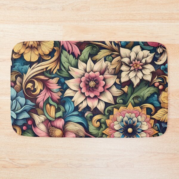 Item preview, Abstract and Cute Floral Pattern designed and sold by Kittyzens.