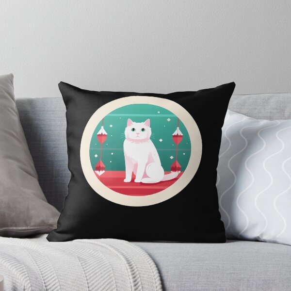 Item preview, Turkish Van Cat Xmas Ornament, Love Cats designed and sold by Logiamerch.