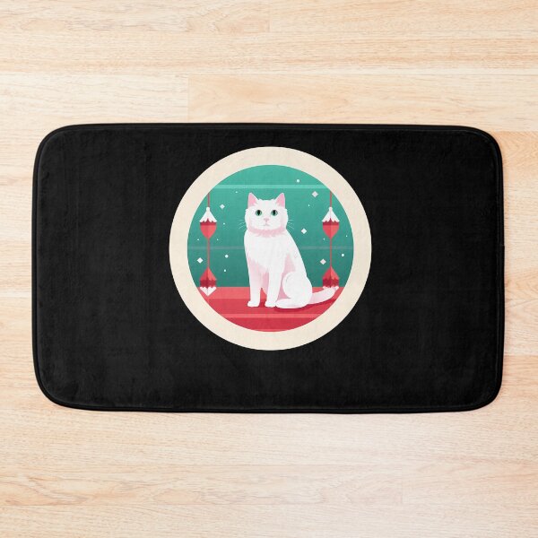 Item preview, Turkish Van Cat Xmas Ornament, Love Cats designed and sold by Logiamerch.