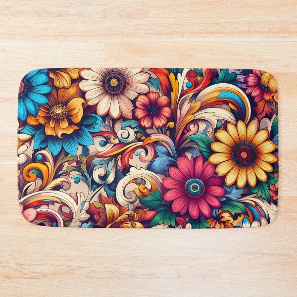 Item preview, Abstract and Cute Floral Pattern designed and sold by Kittyzens.