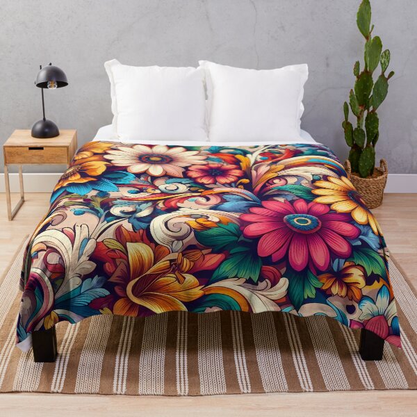 Item preview, Abstract and Cute Floral Pattern designed and sold by Kittyzens.