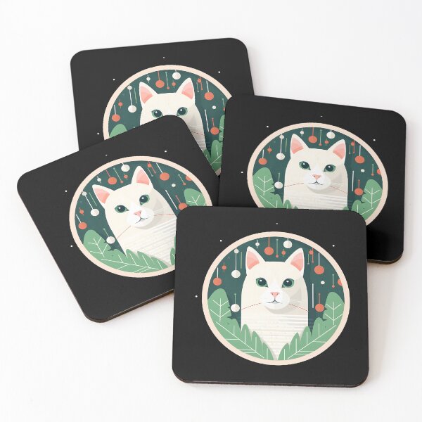 Item preview, Turkish Van Cat Xmas Ornament, Love Cats designed and sold by Logiamerch.