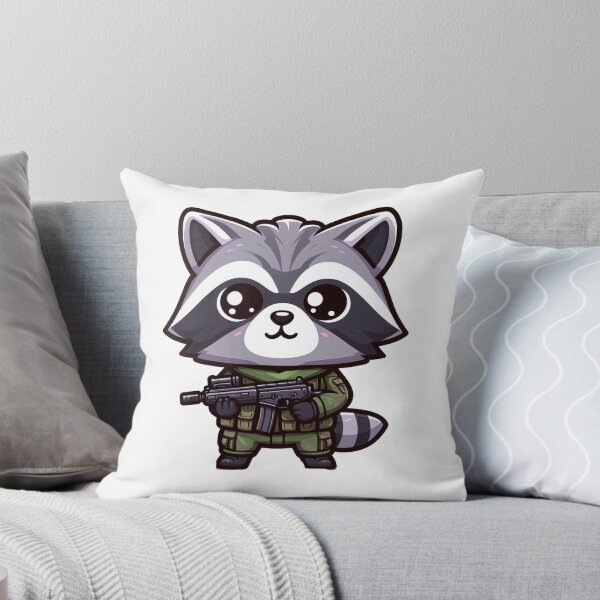 Item preview, Cute Tactical Racoon designed and sold by Wxjtecki.