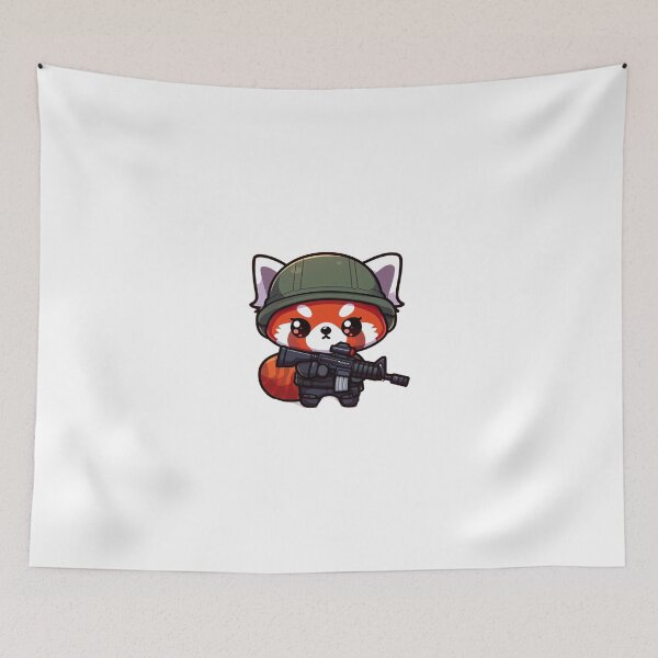 Item preview, Cute Tactical red panda designed and sold by Wxjtecki.