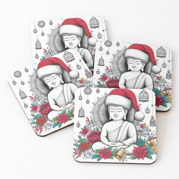Item preview, Buddha celebrate Christmas  designed and sold by elrashedy007.