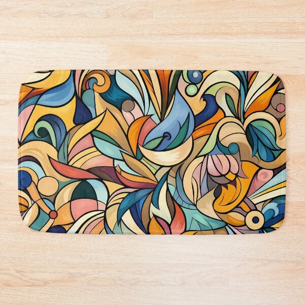 Item preview, Abstract and Cute Floral Pattern designed and sold by Kittyzens.