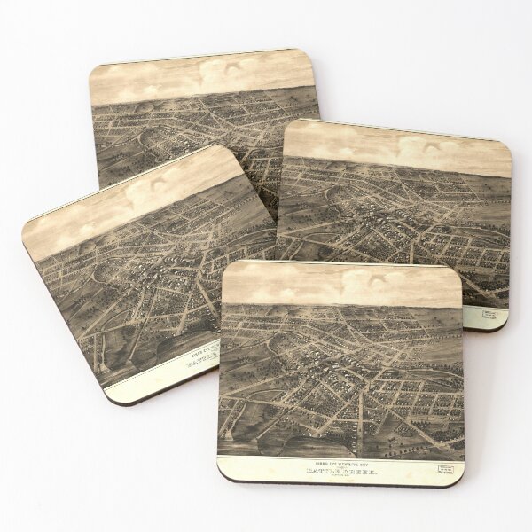 Item preview, Battle Creek, Michigan (1870) designed and sold by allhistory.
