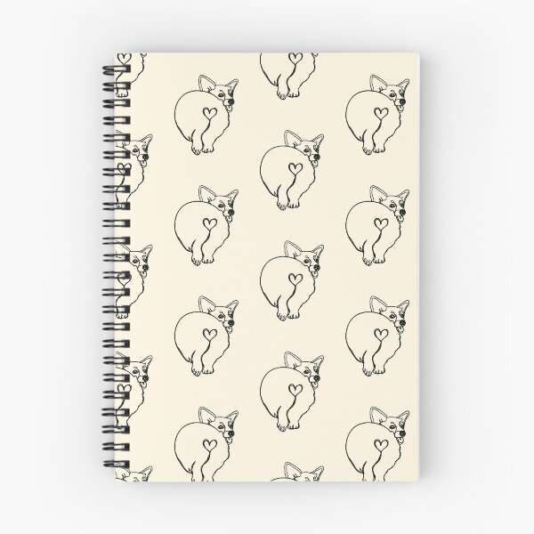 Item preview, Arte de una línea de trasero de Corgi designed and sold by DrawesomeStudio.