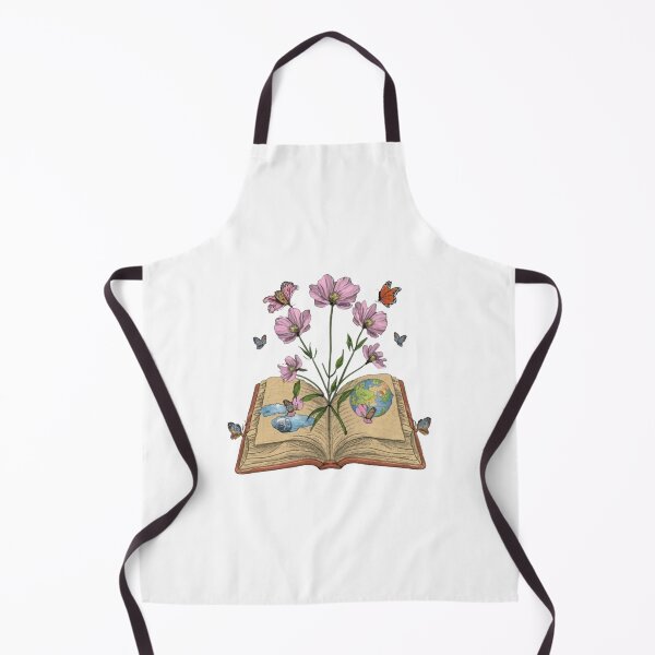 Item preview, Flowers Growing From Book | Light Purple California Poppies With small monarch butterflies designed and sold by CircinusStore.