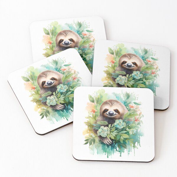 Item preview, Happy sloth print designed and sold by PaperieJennifer.