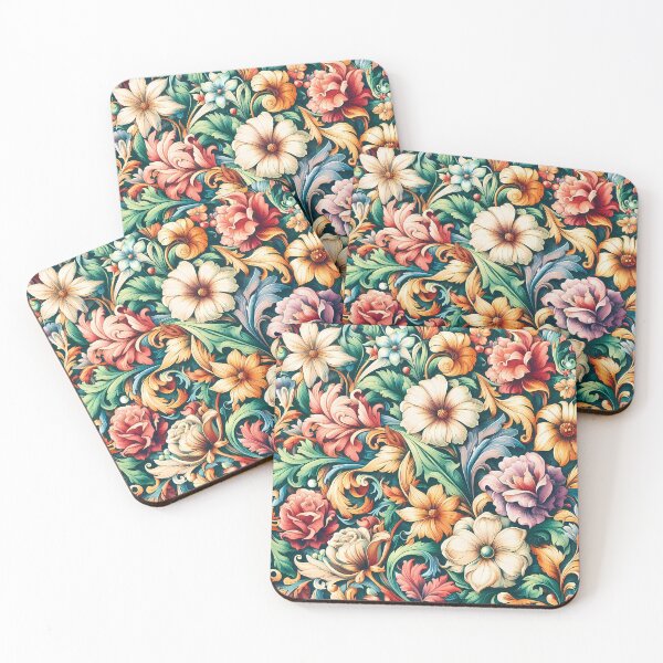 Item preview, Abstract and Cute Floral Pattern designed and sold by Kittyzens.