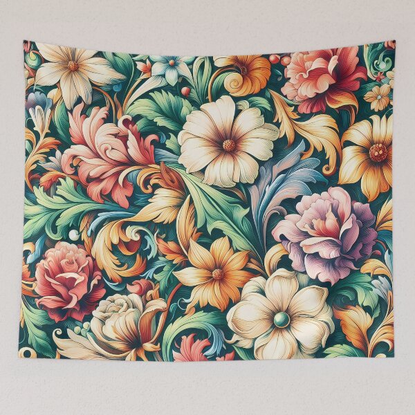 Item preview, Abstract and Cute Floral Pattern designed and sold by Kittyzens.