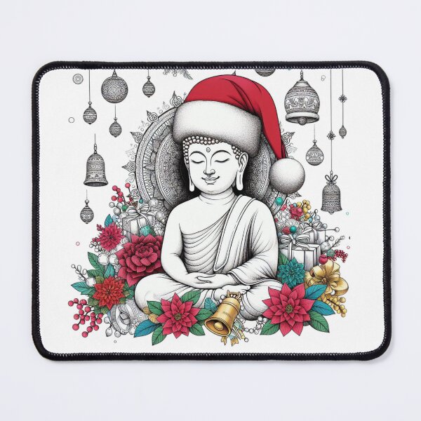 Item preview, Buddha celebrate Christmas  designed and sold by elrashedy007.