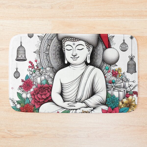 Item preview, Buddha celebrate Christmas designed and sold by elrashedy007.