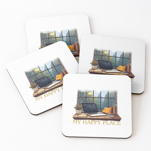 Item preview, Writer Happy place, gift for students and Writers designed and sold by ImaginePrinting.