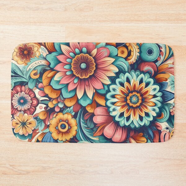 Item preview, Abstract and Cute Floral Pattern designed and sold by Kittyzens.