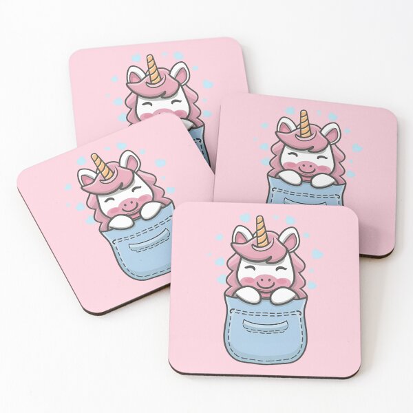 Item preview, Baby unicorn in a pocket designed and sold by this-is-mona.