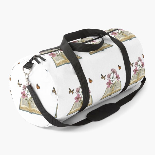 Item preview, Flowers Growing From Book | Light Purple California Poppies With small monarch butterflies and the bud of a small planet designed and sold by CircinusStore.