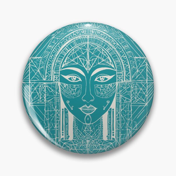 Item preview, Stained-glass Goddess | Sacred Geometry Portraits designed and sold by monkeybusiness.pt.