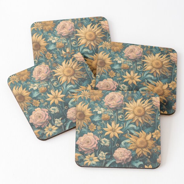 Item preview, Abstract and Cute Floral Pattern designed and sold by Kittyzens.