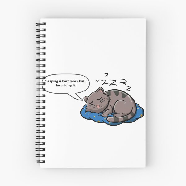 Item preview, cute sleeping cat  designed and sold by CrissBOOM.