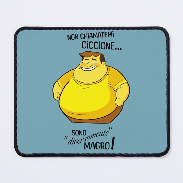 Item preview, Non chiamatemi ciccione sono diversamente magro designed and sold by Jumpeter.