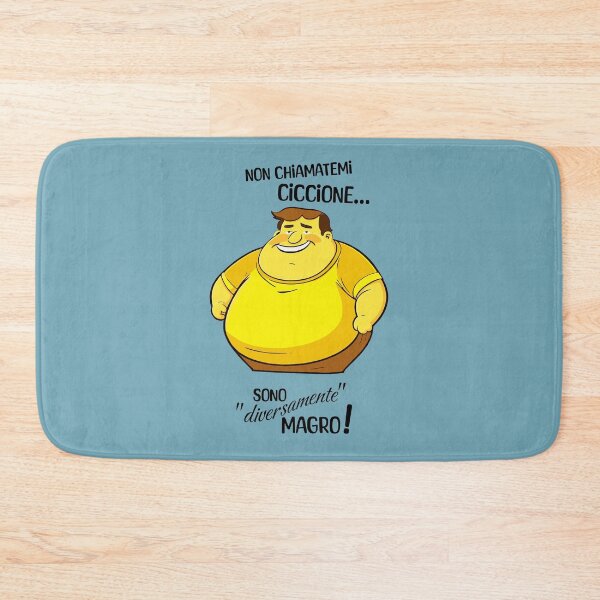 Item preview, Non chiamatemi ciccione sono diversamente magro designed and sold by Jumpeter.