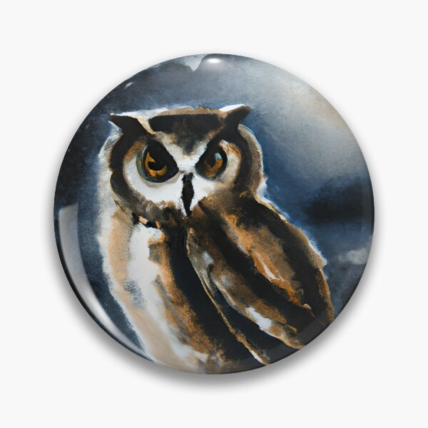 Item preview, "Moonlit Nocturne: Owl's Midnight Vigil designed and sold by LustigFox.