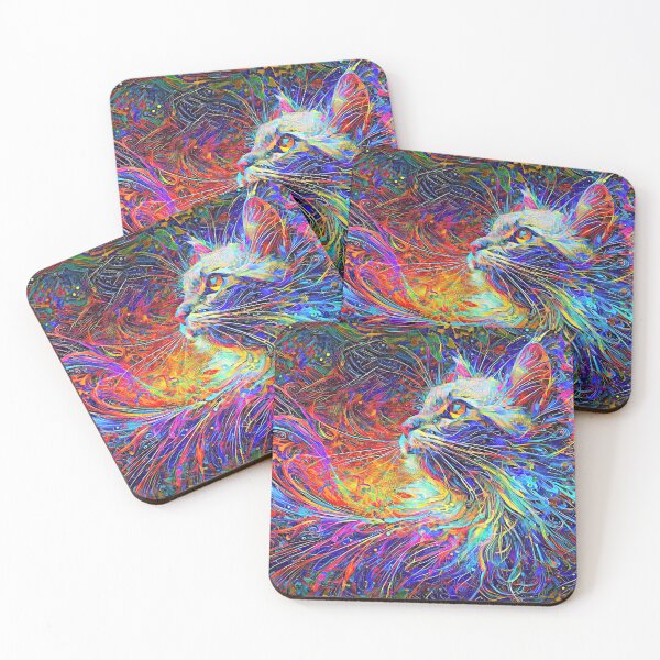 Item preview, Abstractions of abstract abstraction of cat. DeepDream #9883614125405 designed and sold by blackhalt.