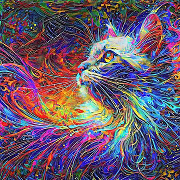 Artwork thumbnail, Abstractions of abstract abstraction of cat. DeepDream #9883614125405 by blackhalt