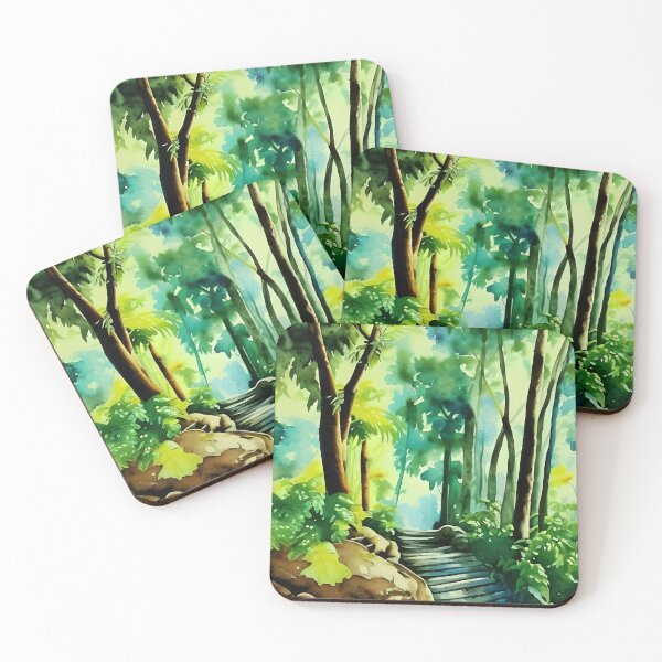 Item preview, Jungle Odyssey: Watercolor Pathways designed and sold by LustigFox.