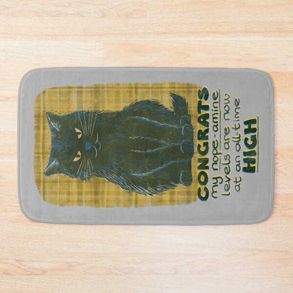Item preview, Angry Cat with High Nope-Amine Levels designed and sold by micklyn.