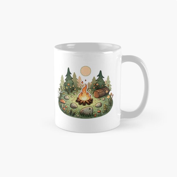 Item preview, Enchanted Forest Campfire Under Moonlight  designed and sold by UmbrellaStudio1.
