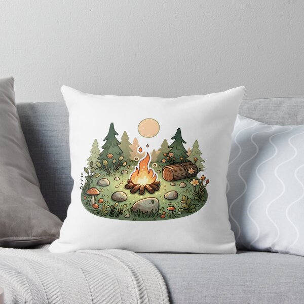 Item preview, Enchanted Forest Campfire Under Moonlight  designed and sold by UmbrellaStudio1.