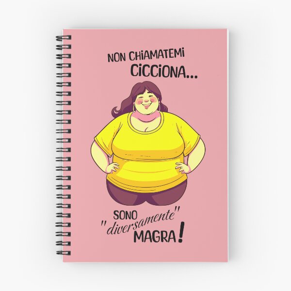 Item preview, Non chiamatemi cicciona sono diversamente magra designed and sold by Jumpeter.