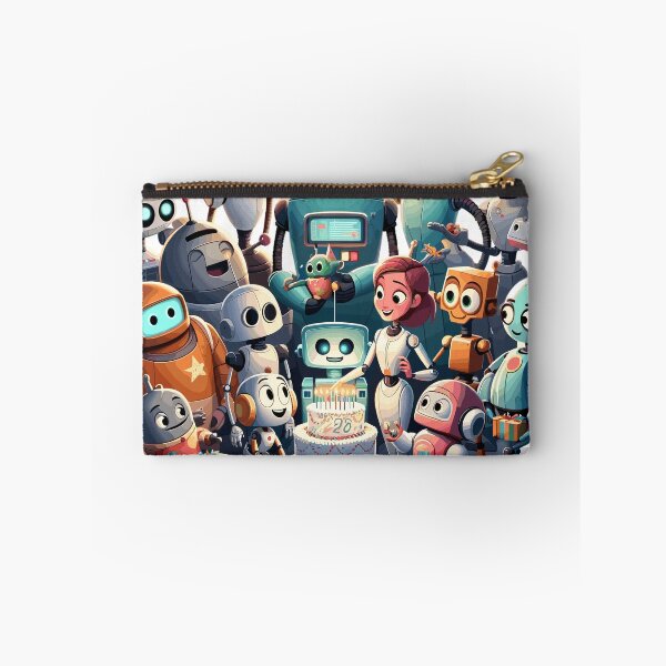 Item preview, Birthday of the robot family designed and sold by LongIslandDesgn.