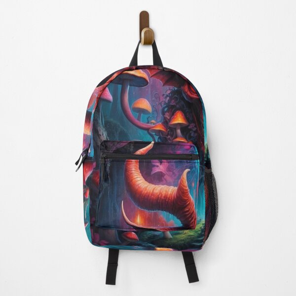 Item preview, Psychedelic Devil Temptation Matrix Art - Vibrant Mushroom Fantasy in 5D Layers designed and sold by luminamatrixart.