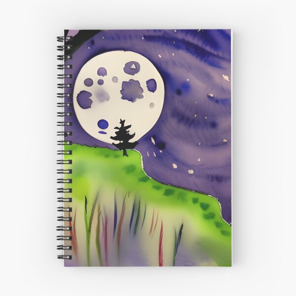 Item preview, Lunar Serenade: Watercolor Nightfall designed and sold by LustigFox.