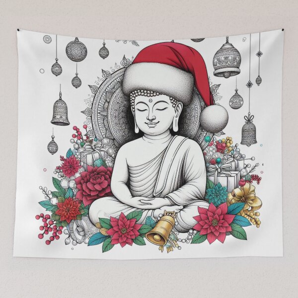 Item preview, Buddha celebrate Christmas  designed and sold by elrashedy007.