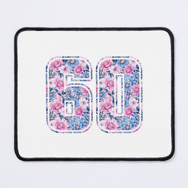 Item preview, 60th Birthday, floral number 60, woman’s designed and sold by iclipart.