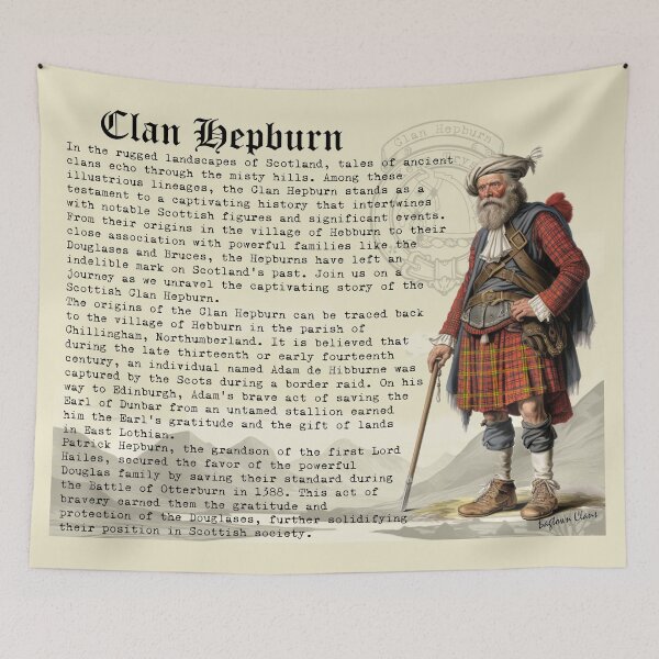 Item preview, Clan Hepburn Scottish History  designed and sold by BagTown Clans.